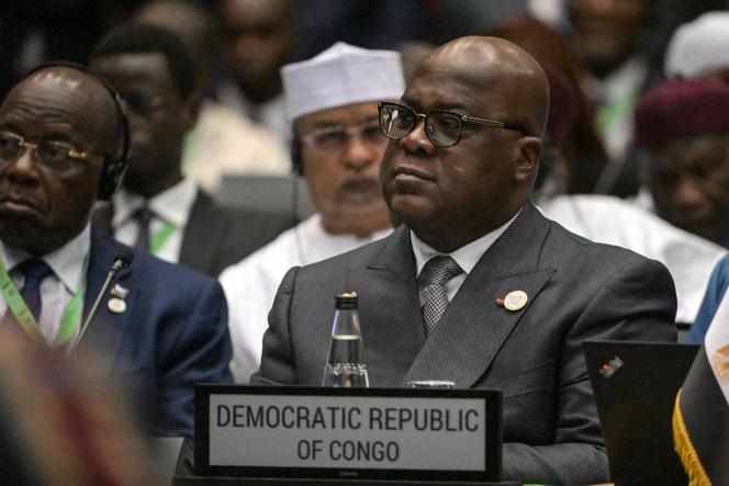 Le président congolais, candidat à sa réélection le 20 décembre, lors du sommet de l’Union africaine à Nairobi, au Kenya, le 16 juillet 2023. 