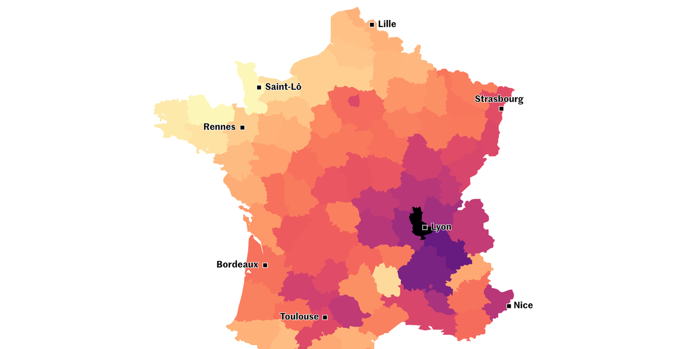 Canicules : combien d'épisodes votre département a-t-il connus ?