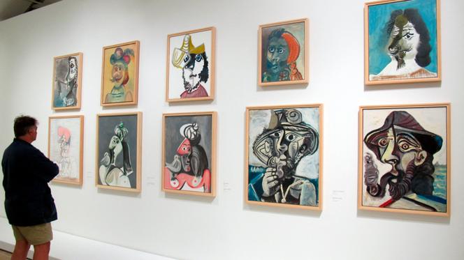 Portraits by Pablo Picasso, exhibited in Landerneau (Finistère), 2017.