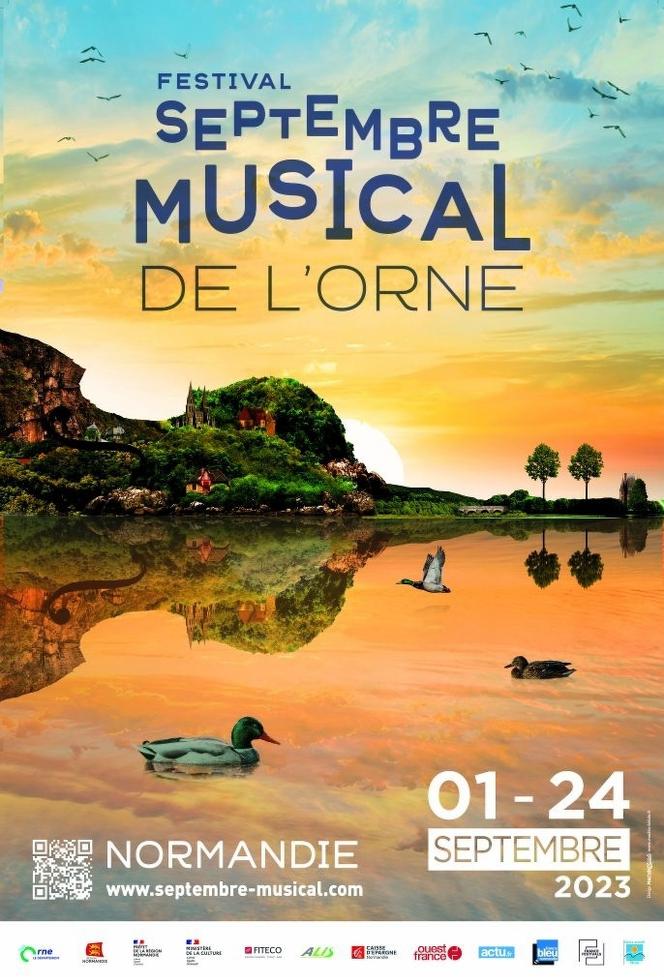 Poster for the festival Septembre musical de l'Orne.