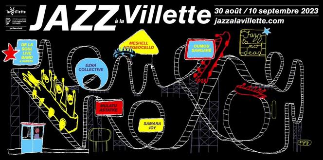 Poster for the Jazz à La Villette festival.