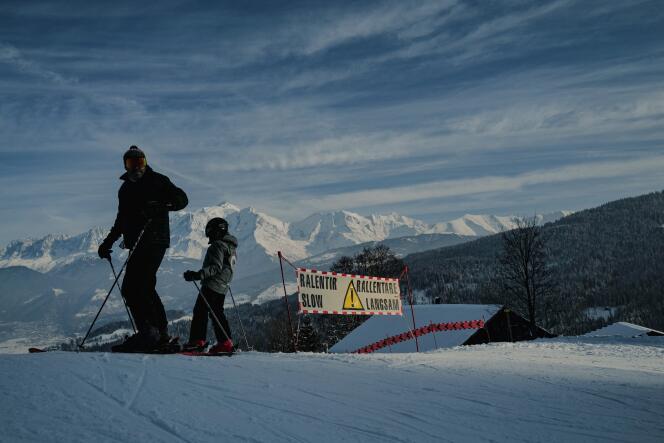 La station de ski de Cordon (Haute-Savoie), le 29 janvier 2023. 