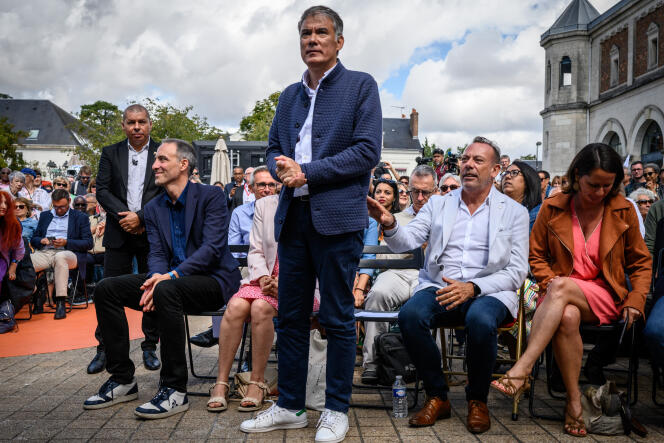 Olivier Faure, First Secretary of the Socialist Party, at the Socialist campus in Blois, August 26, 2023.