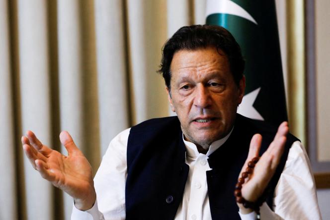 Former Pakistani prime minister Imran Khan in Lahore, Pakistan, on March 17, 2023.