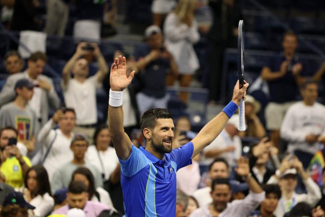 Novak Djokovic in New York on August 28, 2023.