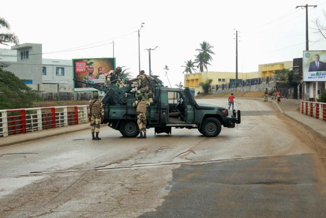 In Libreville, on August 30, 2023.