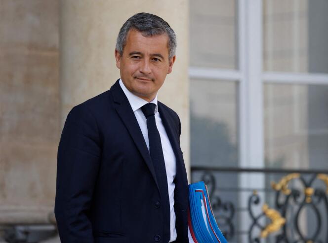 Le ministre de l’intérieur et des outre-mer, Gérald Darmanin, à Paris, le 30 août 2023.  