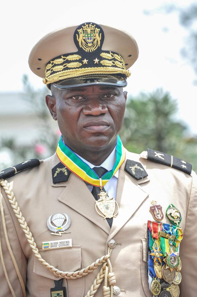 General Brice Oligui Nguema, in Libreville, on August 16, 2023.