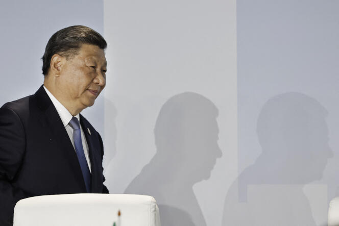 El presidente chino, Xi Jinping, en Johannesburgo el 24 de agosto de 2023.