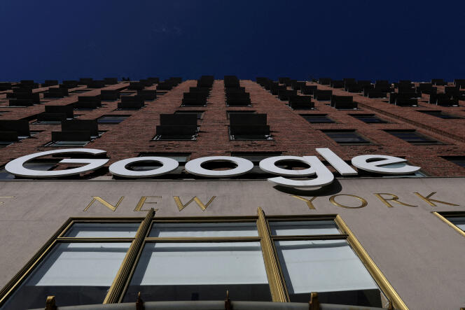 Les bureaux de Google, à New York, le 20 janvier 2023. 
