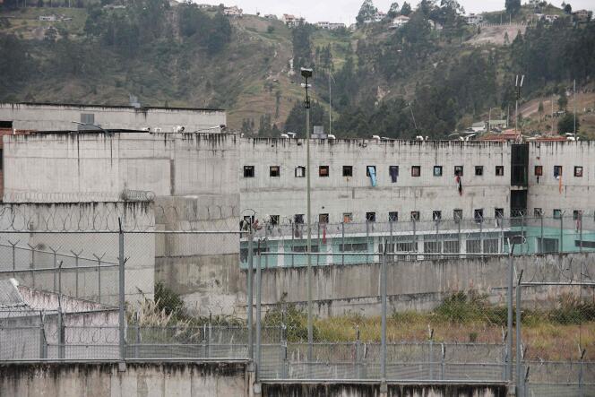 Une vue générale de la prison de Turi, à Cuenca, en Equateur, le 1ᵉʳ septembre 2023. 