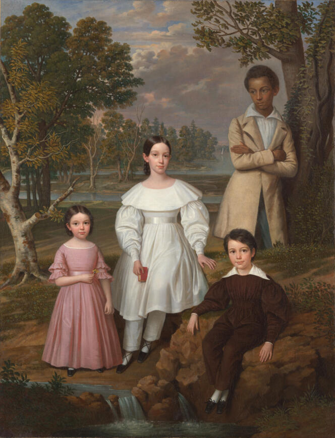 « Bélizaire et les enfants Frey » (1837),  de Jacques Amans (1801–1888).