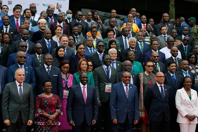 At the opening of the African Climate Summit in Nairobi, Kenya, on September 4, 2023.