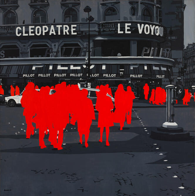 « Le Voyou » (1971), de Gérard Fromanger. Huile sur toile.