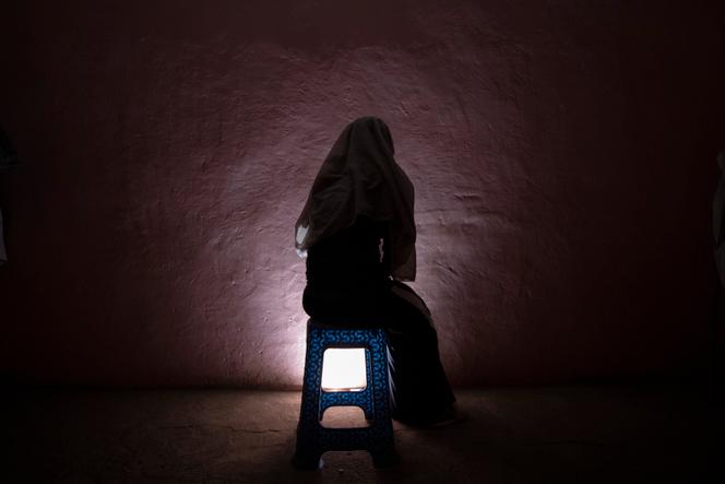 A Tigrayan refugee victim of rape, who fled the conflict, near the Sudanese-Ethiopian border on March 20, 2021.