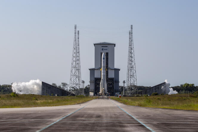Au Centre spatial guyanais, à Kourou (Guyane), le 5 septembre 2023.