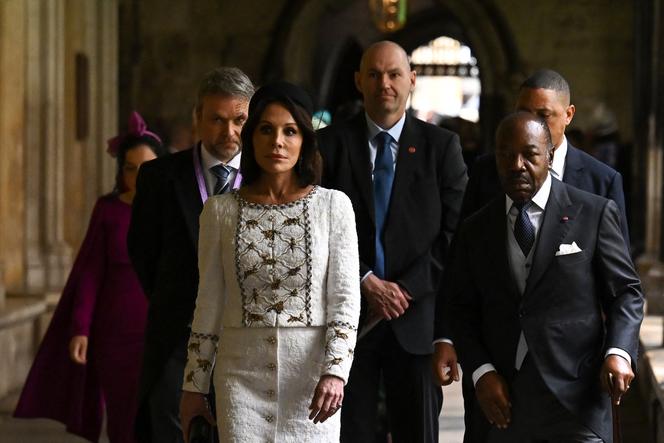 Former Gabonese president Ali Bongo Ondimba and his wife Sylvia Bongo Ondimba in London on May 6, 2023.