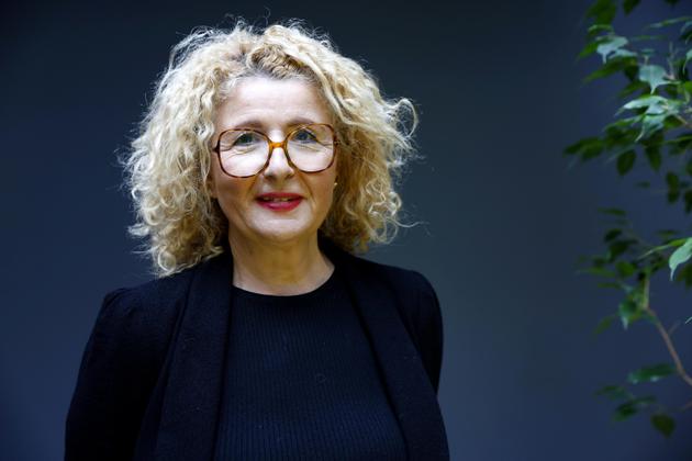 Meriem Salmi, at the Maison de la radio, in Paris, November 22, 2022.