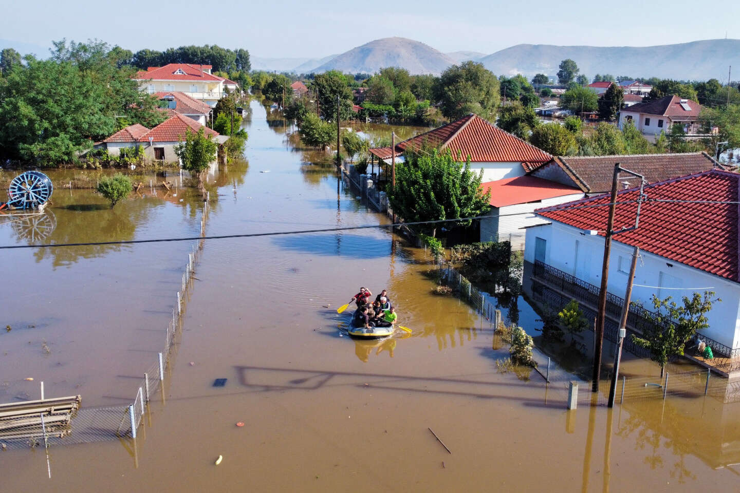 Les inondations en Grèce ont causé sept morts