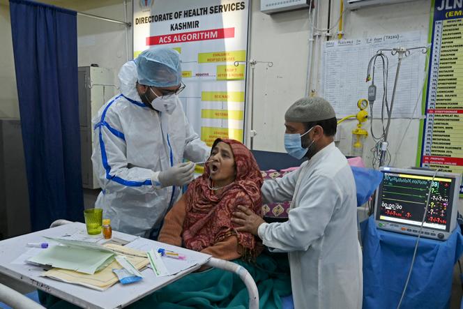 Un hôpital de Srinagar (Inde), le 10 avril 2023.