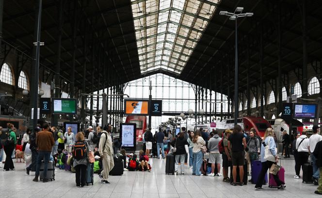 Gare du Nord, à Paris, le 3 août 2023.