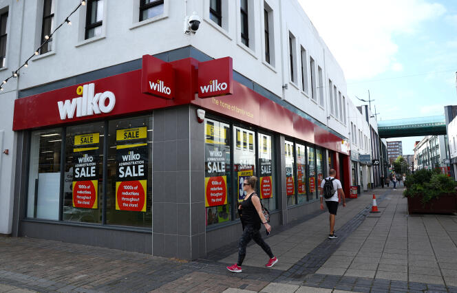 Un magasin Wilko à Altrincham, près de Manchester, dans le nord-ouest de l’Angleterre, le 11 septembre 2023.