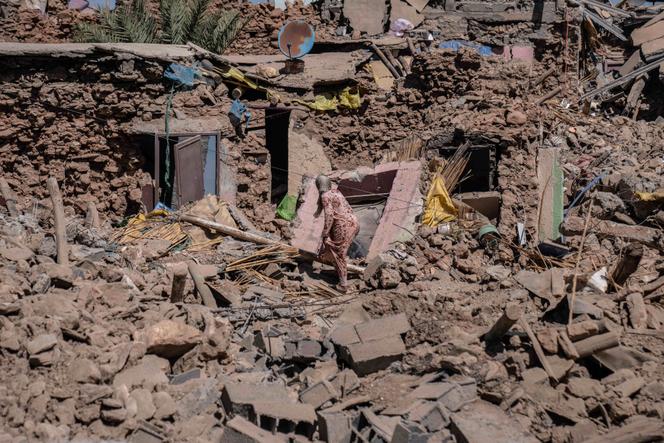 En el pueblo de Tafeghaghte, al suroeste de Marrakech, el 11 de septiembre de 2023.