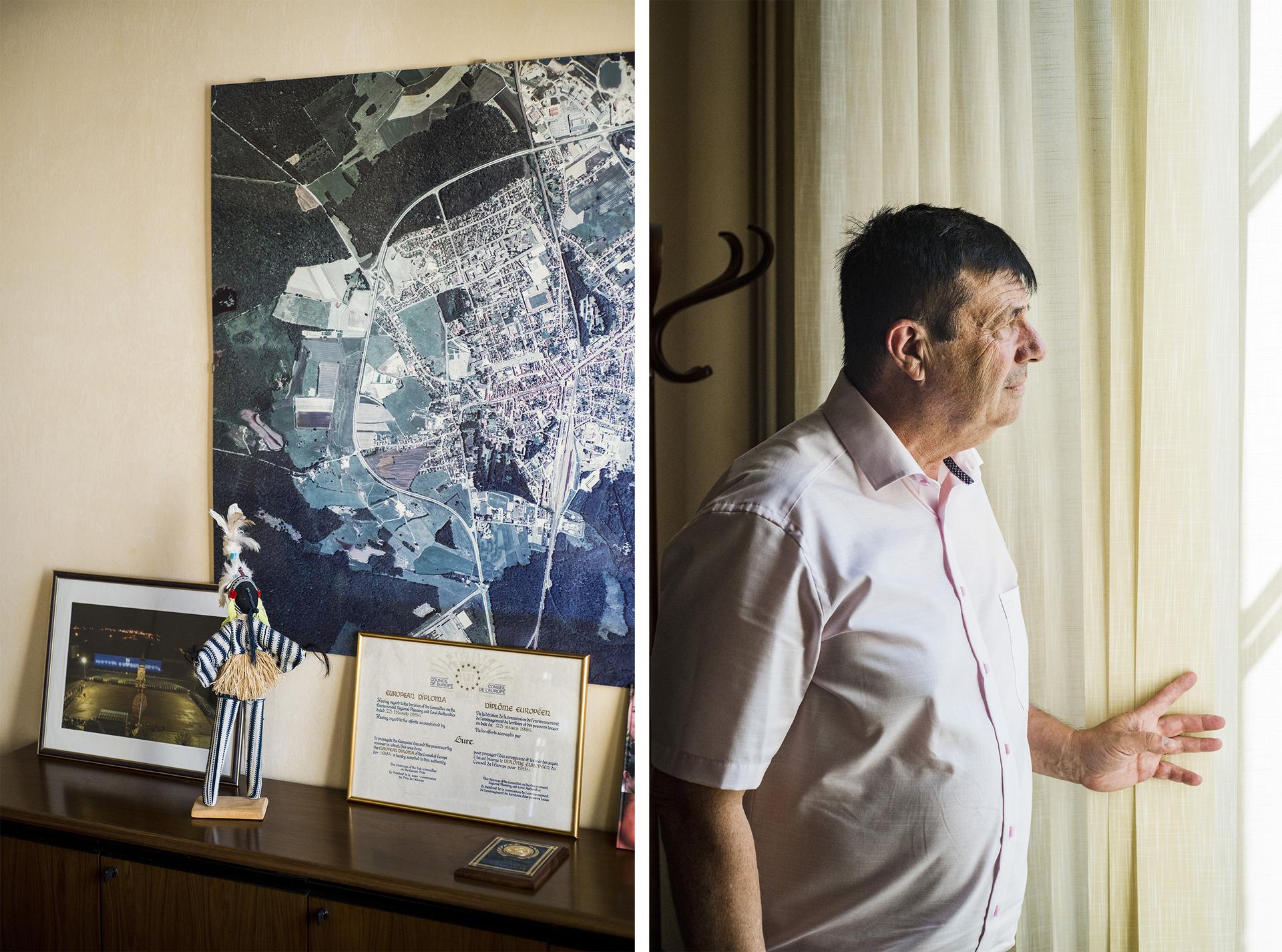 Eric Houlley, le maire de Lure, le 7 septembre 2023.