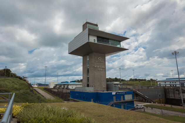 La tour de contrôle d’Agua Clara, à Colon (Panama), le 5 septembre 2023.