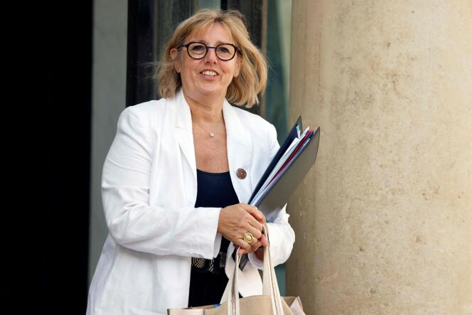La ministra de Educación Superior e Investigación, Sylvie Retailleau, en el Palacio del Eliseo, el 30 de agosto de 2023. 