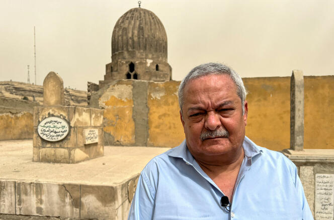 Hicham Kassem, lors d’un entretien, au Caire (Egypte), le 13 juin 2023.