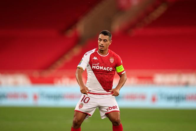 Wissam Ben Yedder, at the Stade Louis II, on August 20 against RC Strasbourg.