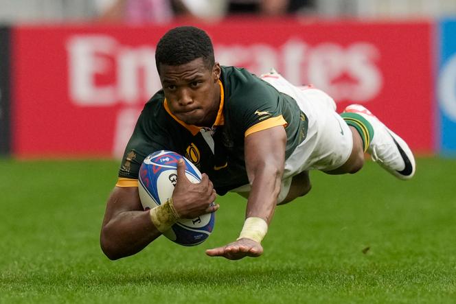 South Africa's Grant Williams in Bordeaux, France, on Sunday, Sept. 17, 2023.