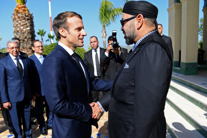 Emmanuel Macron and Mohammed VI, in Tangier (Morocco), November 15, 2018.