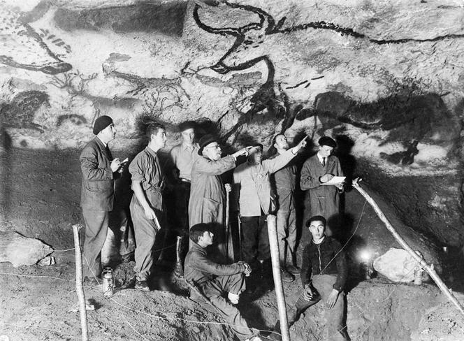 The Lascaux cave in 1948.