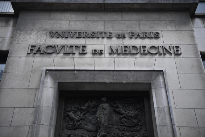 L’université de médecine de Paris Cité, à Paris, en janvier 2023.
