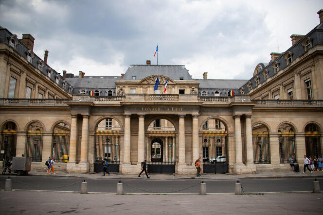 Le Conseil d’Etat, à Paris, en juin 2023.