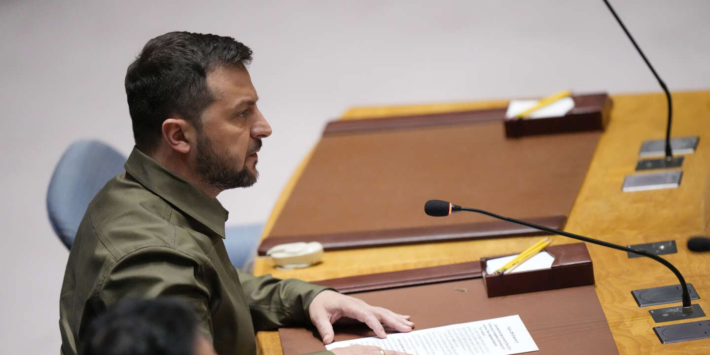Przed Radą Bezpieczeństwa ONZ Wołodymyr Zełenski wezwał do „wycofania sił rosyjskich” i „zaprzestania działań wojennych”.