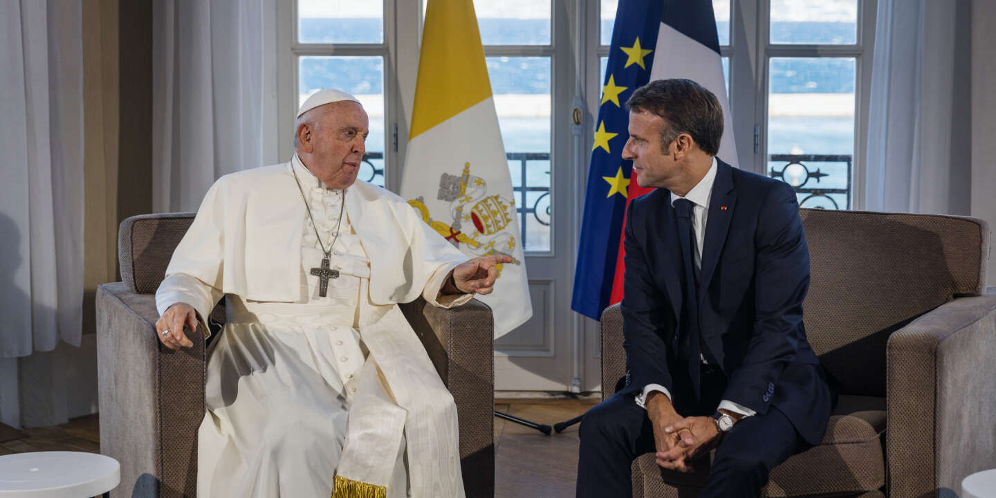 Visite du pape à Marseille, en direct : Emmanuel Macron s’est entretenu avec François, avant d’assister à la messe publique qui se tiendra au Stade-Vélodrome