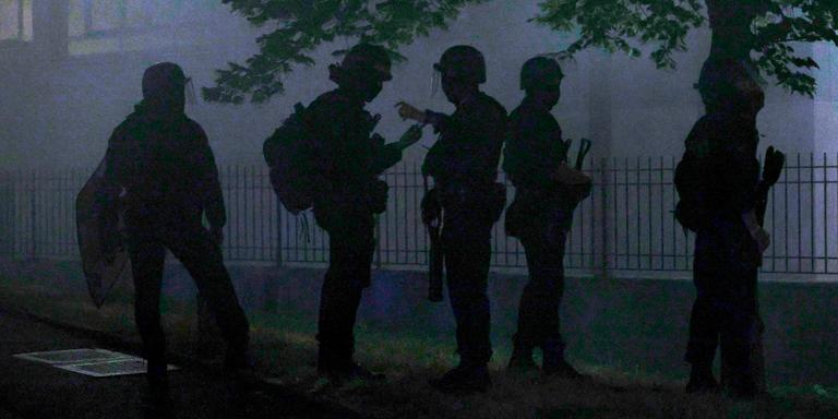 GEOFFROY VAN DER HASSELT / AFP Riot police stand guard during protests in Nanterre, west of Paris, on the early hours of June 29, 2023, a day after the killing of 17-year-old boy, named only as Nahel M., in Nanterre by a police officer's gunshot following a refusal to comply. French security forces deployed in their thousands on the evening of June 28 amid fears of more violent protests over the fatal shooting of a teenager by police.
Around 2,000 riot police have been called up to prevent clashes in suburbs around Paris, with anger simmering over the death of a 17-year-old who was shot in the chest at point-blank range early on June 27, 2023. (Photo by Geoffroy VAN DER HASSELT / AFP)