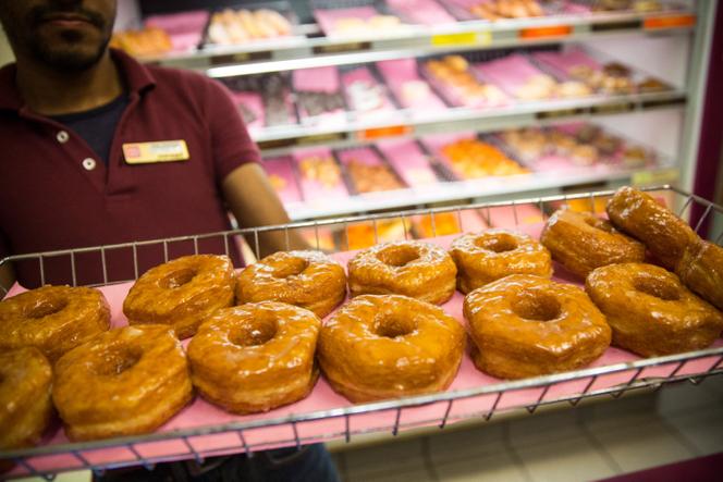 In New York, donut croissants inspired by French pastry chef Dominique Ansel's cronut.
