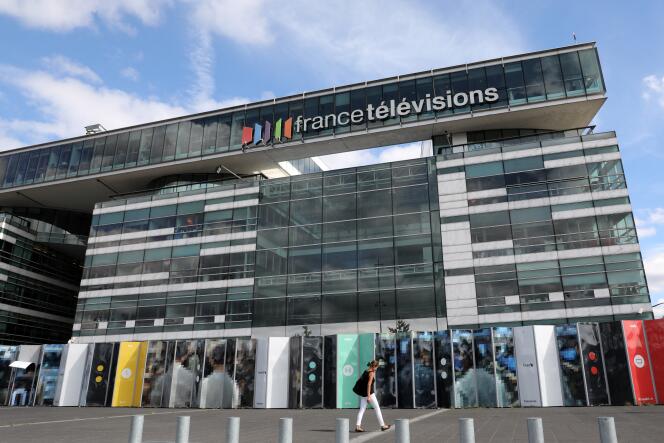 Las oficinas de France Télévisions, en París, en septiembre de 2017.