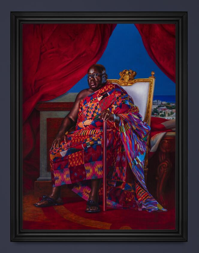 Portrait de Nana Akufo-Addo, président du Ghana, par Kehinde Wiley.