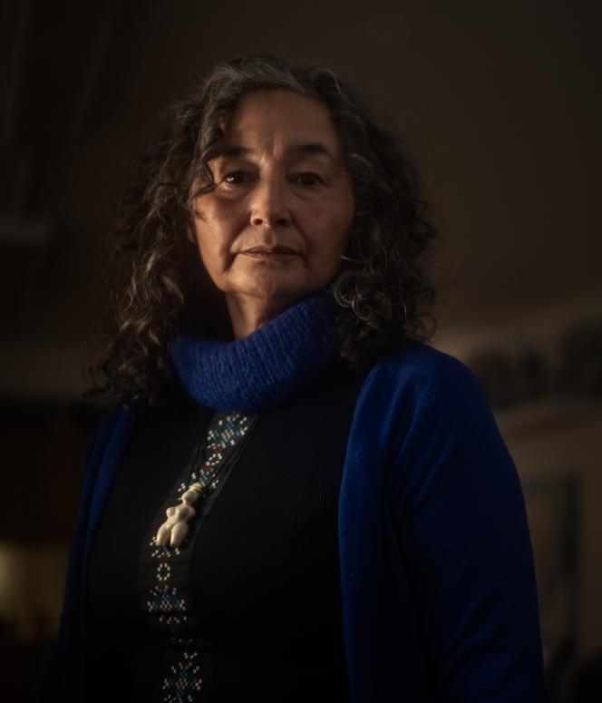 Naja Lyberth, psychologist in Nuuk, in her practice, November 13, 2022.