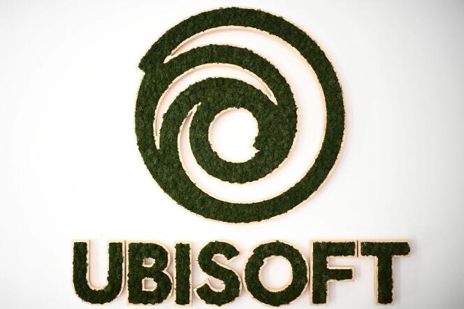 Le logo de l’éditeur de jeux vidéo français Ubisoft.