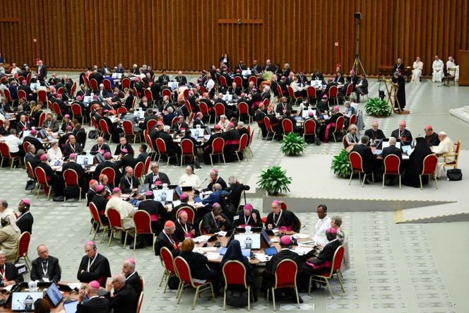 The first day of the Synod on the Future of the Catholic Church, in Paul VI Hall, Vatican City, October 4, 2023.