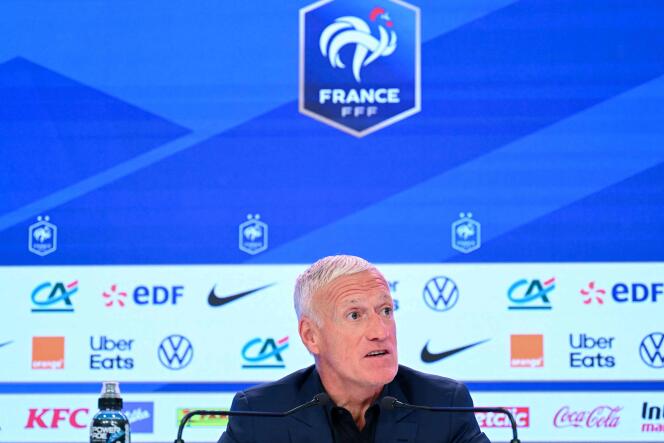 Didier Deschamps, en la sede de la Federación Francesa de Fútbol, ​​en París, el 5 de octubre de 2023.  