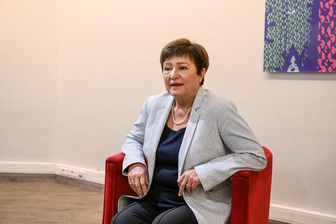 La Directora Gerente del Fondo Monetario Internacional, Kristalina Georgieva, en Abiyán, 5 de octubre de 2023.