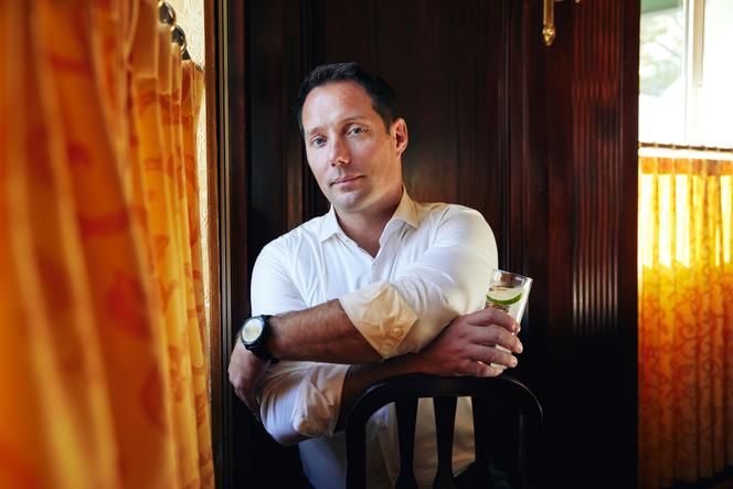 Thomas Pesquet at La Closerie des Lilas, Paris 6th, September 7, 2023.