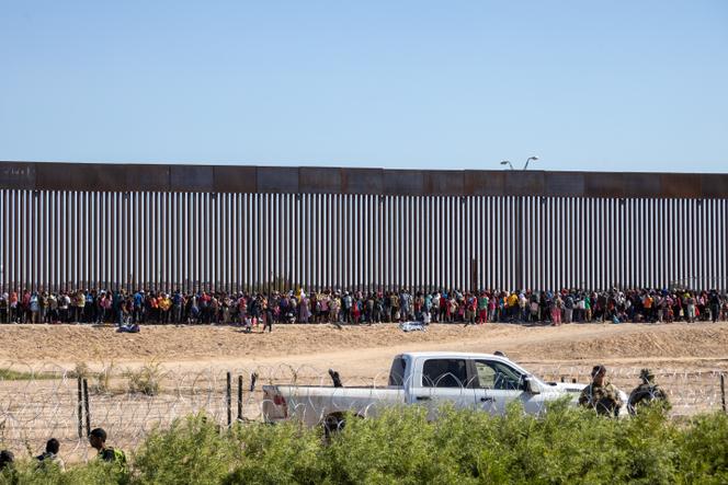 Des migrants à Ciudad Juarez (Mexique), le 4 octobre 2023.